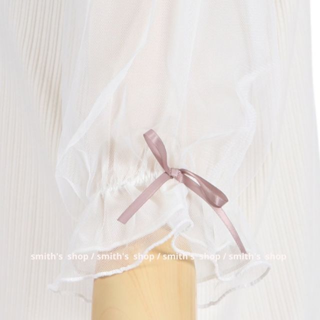 axes femme(アクシーズファム)のaxes femme 鳥×バラ刺繍リブプルオーバー レディースのトップス(カットソー(半袖/袖なし))の商品写真