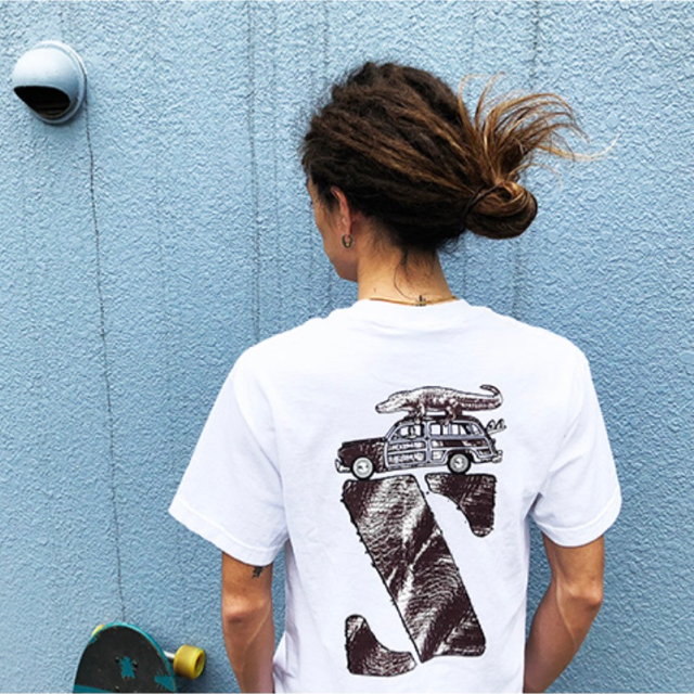 STANDARD CALIFORNIA(スタンダードカリフォルニア)のスタンダードカリフォルニア✖︎ JIMMY'Z/ジミーズ　Tシャツ 白　Sサイズ メンズのトップス(Tシャツ/カットソー(半袖/袖なし))の商品写真