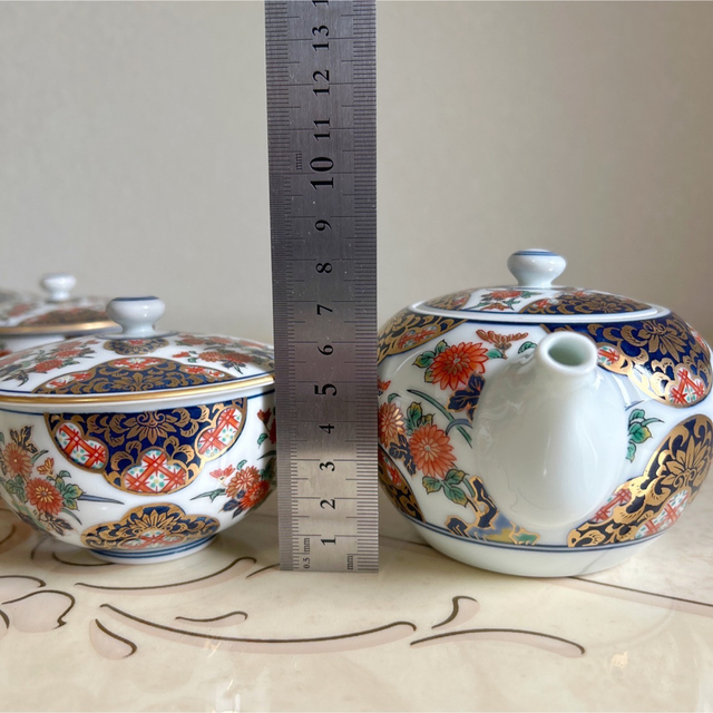 有田焼 謹后工門窯 茶器揃え 急須 蓋付き湯呑み5客セット 湯のみ 有田焼 謹后工門窯 茶器揃え 急須 蓋付き湯呑み5客セット 湯のみ