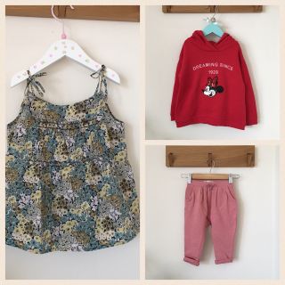 ザラキッズ(ZARA KIDS)のお取置き中 ZARA☆サルエルパンツ80(パンツ)