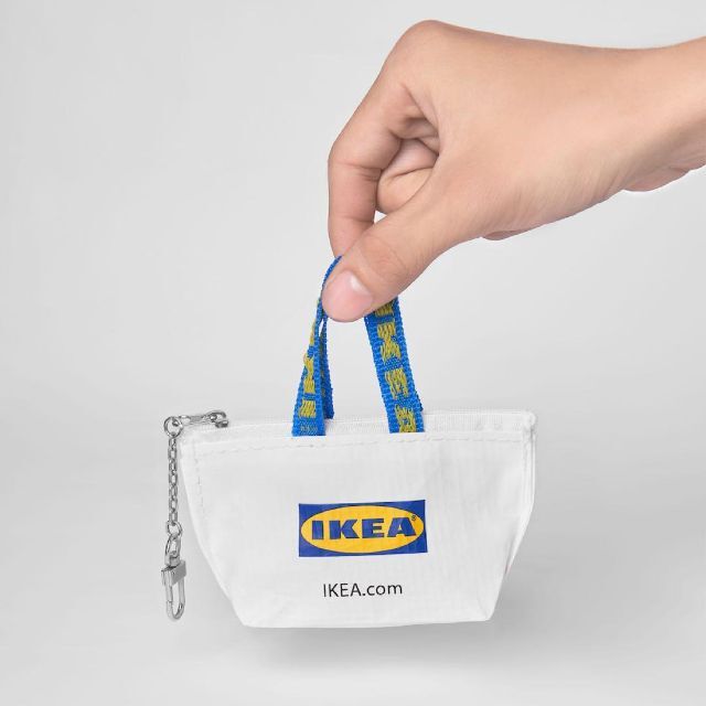 IKEA(イケア)の（ミニ＆S）IKEA（イケア）フラクタ ブルーバッグ　クノーリグ エコバッグ レディースのファッション小物(コインケース)の商品写真