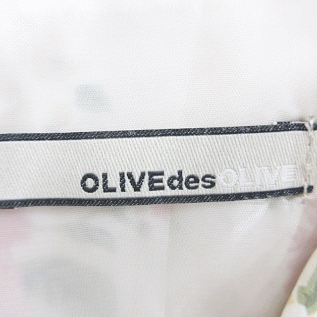 OLIVEdesOLIVE(オリーブデオリーブ)のオリーブデオリーブ ワンピース チュニック 長袖 丸首 ひざ丈 ベージュ レディースのワンピース(ひざ丈ワンピース)の商品写真