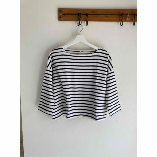 ムジルシリョウヒン(MUJI (無印良品))の七分丈ボーダーカットソー(Tシャツ(長袖/七分))