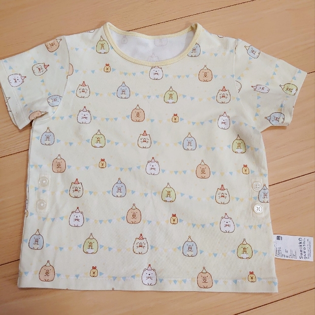 UNIQLO(ユニクロ)のUNIQLOドライパジャマ　すみっコぐらし　100 キッズ/ベビー/マタニティのキッズ服女の子用(90cm~)(パジャマ)の商品写真