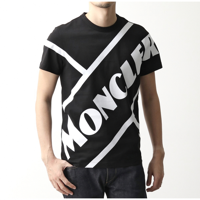 MONCLER - 新品未使用 MONCLER モンクレール MAGLIA T-SHIRT ブラック