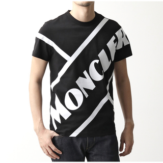 モンクレール(MONCLER)の新品未使用 MONCLER モンクレール MAGLIA T-SHIRT ブラック(Tシャツ/カットソー(半袖/袖なし))