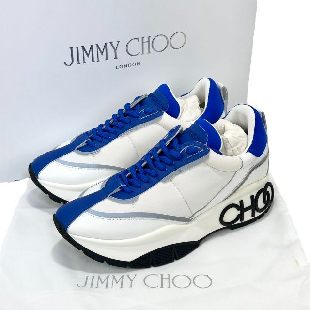 JIMMY CHOO ジミーチュウ スニーカー ハイカット スタッズ 白21cm