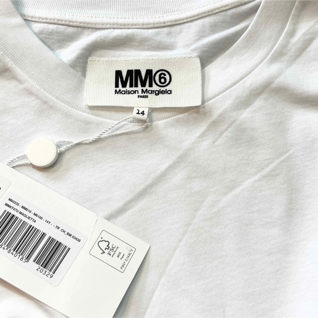 MM6(エムエムシックス)の大人OK【新品未使用】MM6 Maison Margiela KIDS ロゴＴ レディースのトップス(Tシャツ(半袖/袖なし))の商品写真
