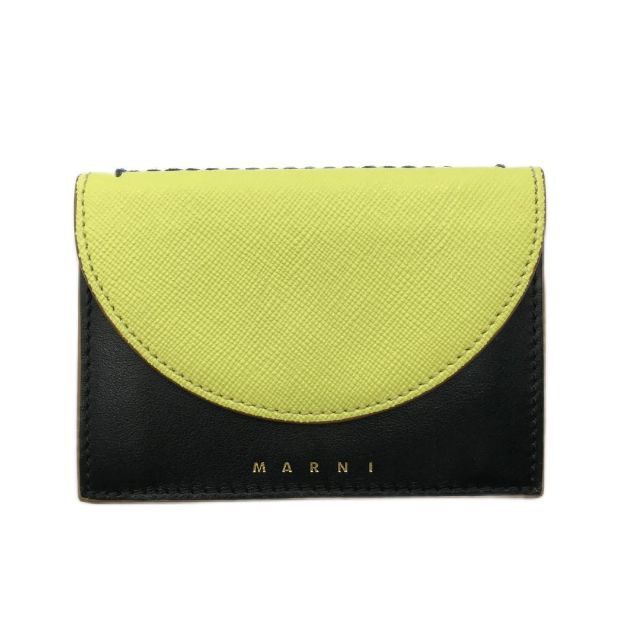 MARNI　二つ折りお財布　イエロー　箱付き 1