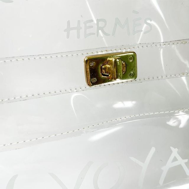 Hermes - HERMES エルメス ビニールケリー クリア 透明 バッグ カバン