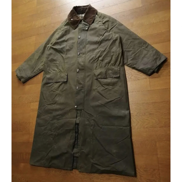 ヴィンテージ Barbour burghley 42 美品 当店カスタムオーダー メンズ