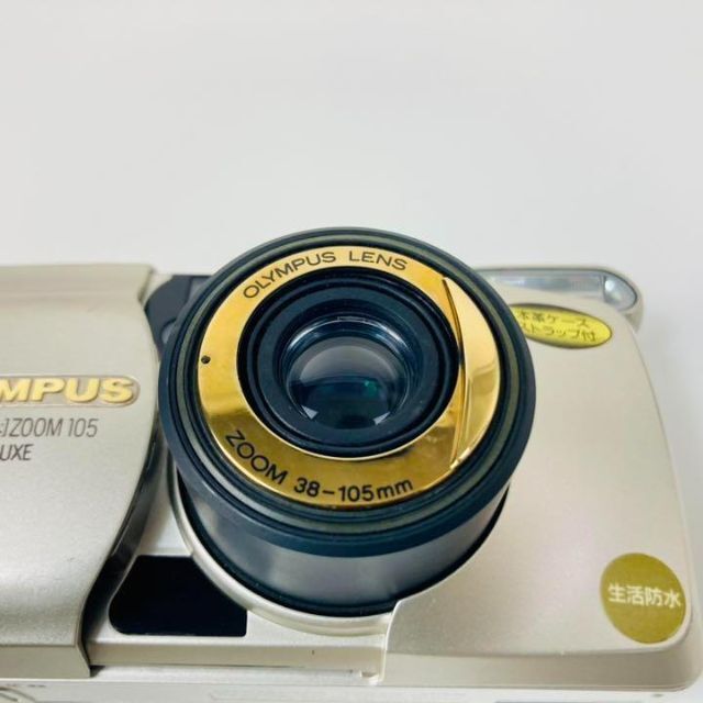 とても綺麗な完動品【青が綺麗なエモい写り】人気の黒☆OLYMPUS μ ZOOM-