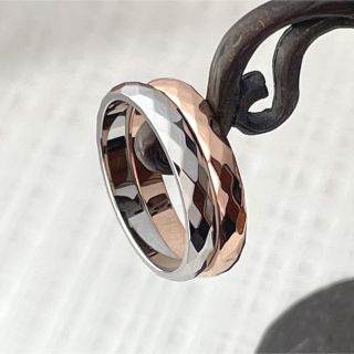 ＊3mm ダイヤカットリング＊ステンレスリング/金属アレルギー対応/ユニセックス(リング(指輪))