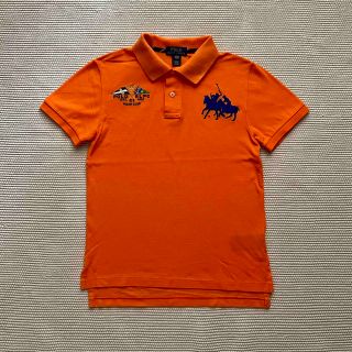 ポロラルフローレン(POLO RALPH LAUREN)の【美品】ラルフローレン　デュアルマッチポニー　オレンジ　ポロシャツ　160(Tシャツ/カットソー)