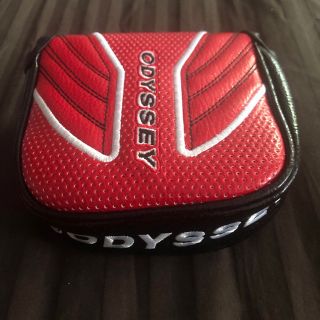 キャロウェイゴルフ(Callaway Golf)の未使用　ODYSSEY マレット型パターケース　レッド×ブラック(その他)