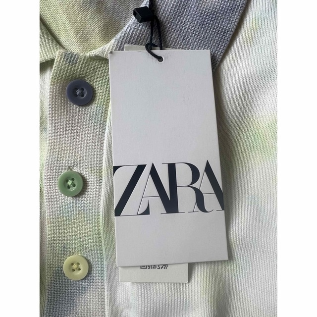 ZARA(ザラ)のZARA タイダイ ポロシャツ メンズのトップス(ポロシャツ)の商品写真