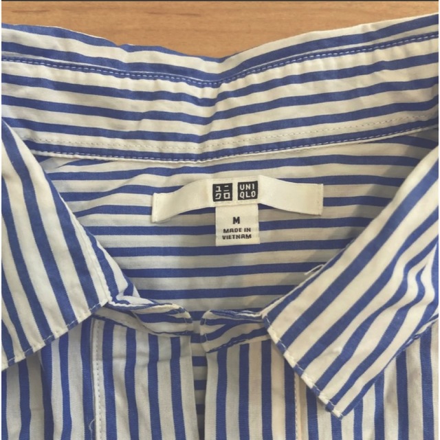 UNIQLO(ユニクロ)のユニクロ　スキッパー　ストライプシャツ レディースのトップス(シャツ/ブラウス(長袖/七分))の商品写真