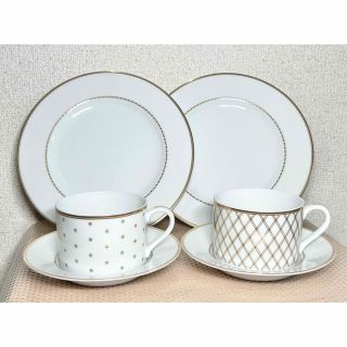 ナルミ(NARUMI)の未使用品 ナルミ mila schon コーヒーカップ&ソーサー2点 お皿2枚(グラス/カップ)