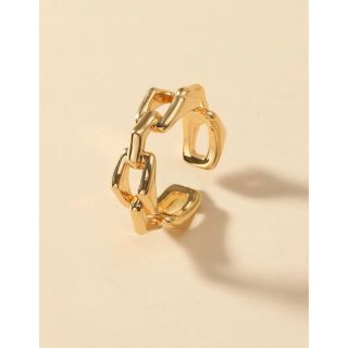 ザラ(ZARA)の18k メッキ　ホロアウト　リング　Yello Gold (リング(指輪))