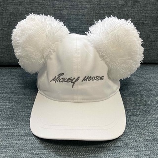 Disney - TDR ポンポンキャップ ミッキー型帽子 美品
