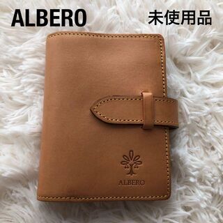 【未使用品】ALBEROアルベロ　二つ折り財布　ウォレット　ヌメ革