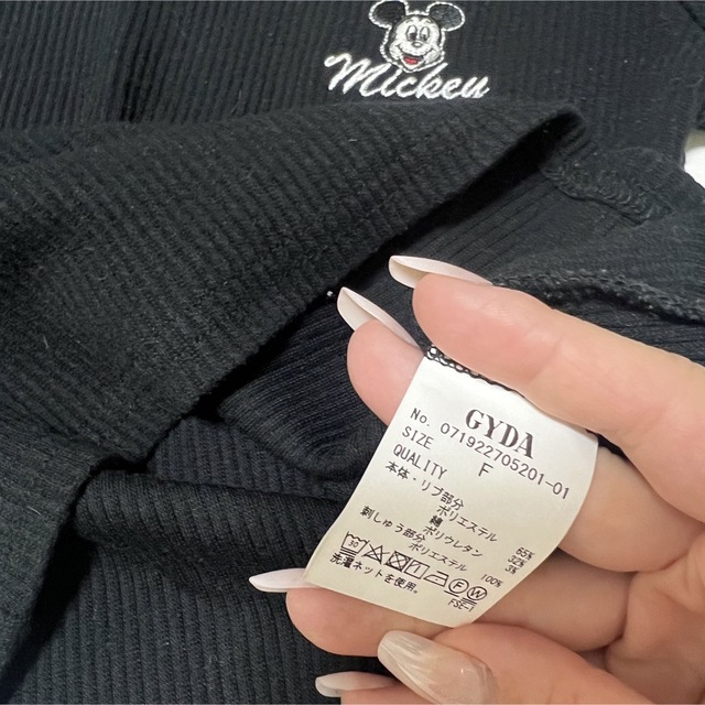GYDA(ジェイダ)のGYDA ミッキーロゴTシャツ メンズのトップス(Tシャツ/カットソー(半袖/袖なし))の商品写真