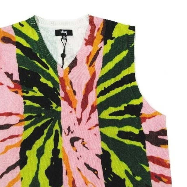 STUSSY - 23SS STUSSY デジタルプリント セーター ベスト ニット プル