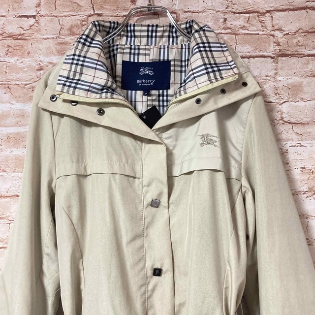 BURBERRY(バーバリー)の新品 バーバリーロンドン BURBERRY コート ジャケット ロング ロゴ M レディースのジャケット/アウター(ロングコート)の商品写真