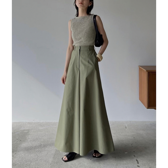 キナリ・ベージュ 【CLANE/クラネ】FLARE CHINOS PANTS - 通販