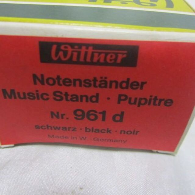 ウィットナー 譜面台 961D デットストック 未使用品 現状品 美品 楽器の楽器 その他(その他)の商品写真