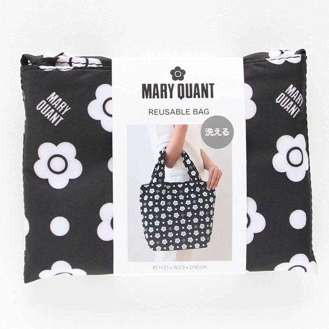 【2023最新】MARY QUANT マリークワント エコバッグ ラージサイズブ