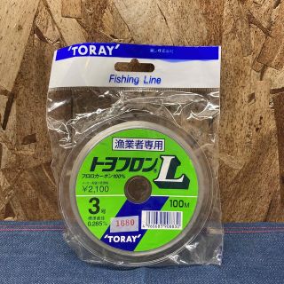 東レ - 【Mあ223】漁業者専用トヨフロンL フロロカーボン ライン 東レ 釣り糸 3号