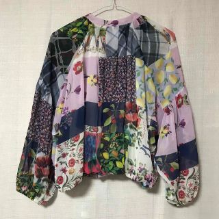 デシグアル(DESIGUAL)のDesigual  デシグアル　パッチワーク柄 チュール素材  ブラウス(シャツ/ブラウス(長袖/七分))