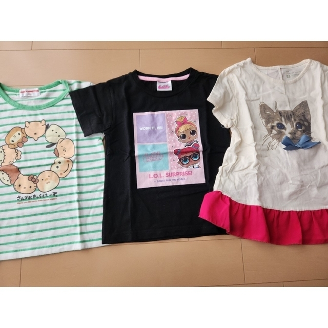 UNIQLO(ユニクロ)の120cm 女の子 半袖Tシャツ 15点 まとめ売り キッズ/ベビー/マタニティのキッズ服女の子用(90cm~)(Tシャツ/カットソー)の商品写真