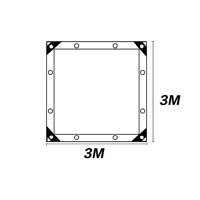 日除けシェード サンシェード 涼風シェード 3m×3m ベージュ 砂色 PE素材 3