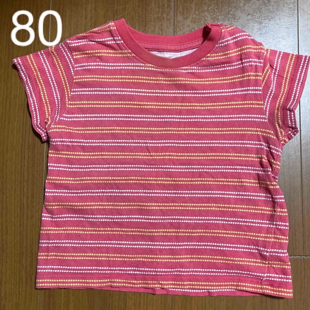 UNIQLO(ユニクロ)の半袖　Tシャツ 80 キッズ/ベビー/マタニティのベビー服(~85cm)(Ｔシャツ)の商品写真