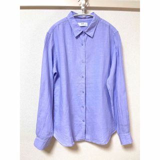 ユニクロ(UNIQLO)の★UNIQLO リネンシャツ Lサイズ(シャツ/ブラウス(長袖/七分))