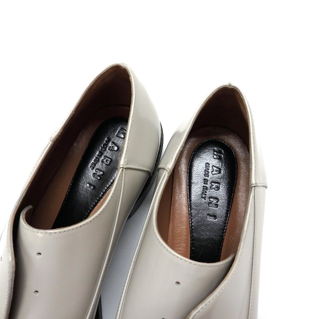 Marni - マルニ MARNI ダービーシューズ レザー 靴 ライトグレー