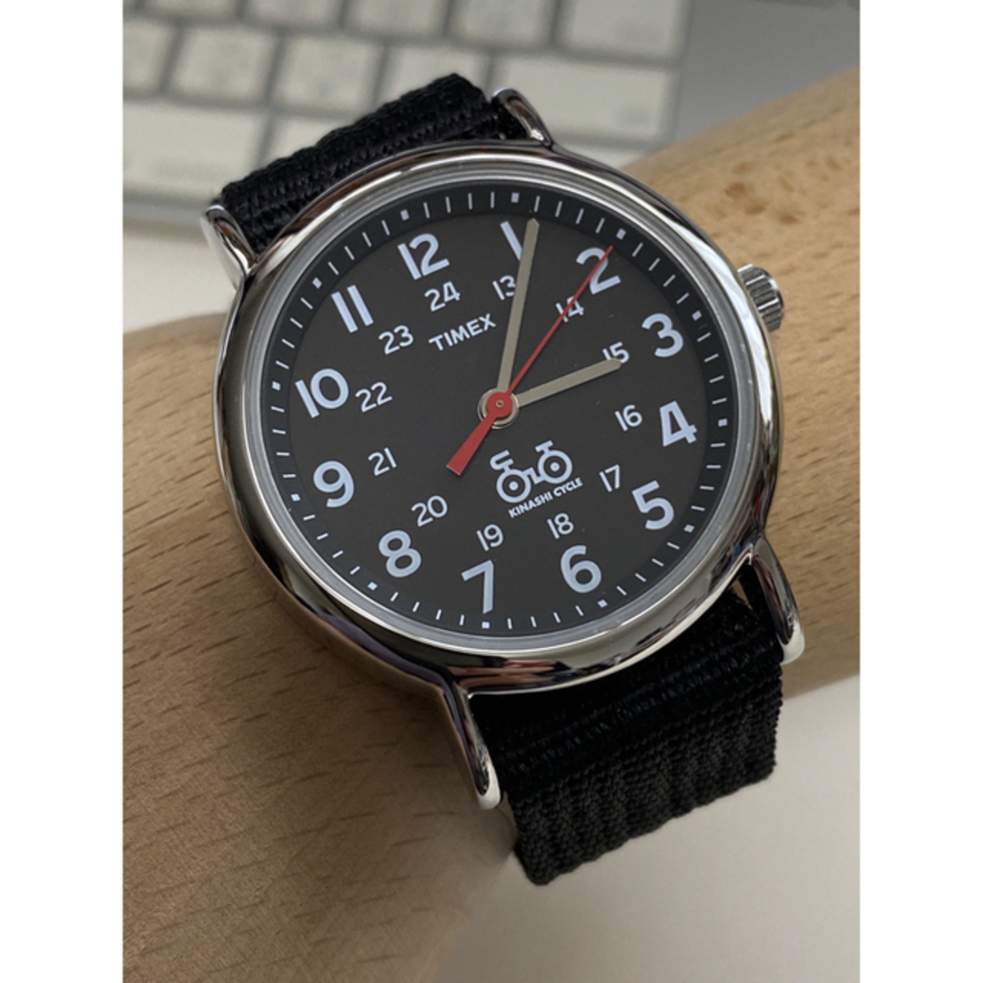 TIMEX/限定/木梨サイクル/コラボ/時計/別注/シルバー/箱付/限定/極美品