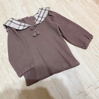 シマムラ(しまむら)のセーラー襟トップス　90サイズ(Tシャツ/カットソー)
