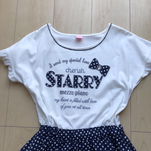 mezzo piano(メゾピアノ)のメゾピアノ  ワンピース　150 キッズ/ベビー/マタニティのキッズ服女の子用(90cm~)(ワンピース)の商品写真