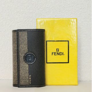 フェンディ(FENDI)の☆コーラ様専用☆FENDI/フェンディ/キーケース/ペカン/6連/未使用保管品(キーケース)