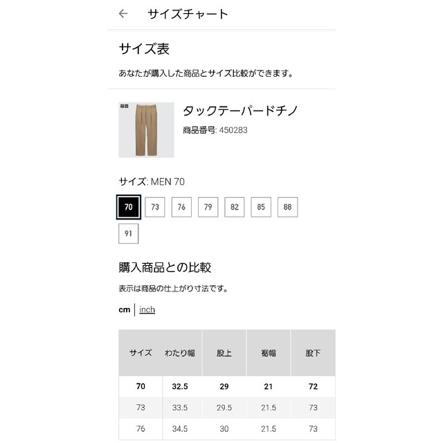 UNIQLO U BLACK サイズ29