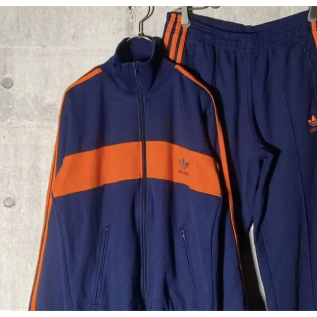 【送料無料】80s 90s adidas ジャージ上下セット◎デッドストック