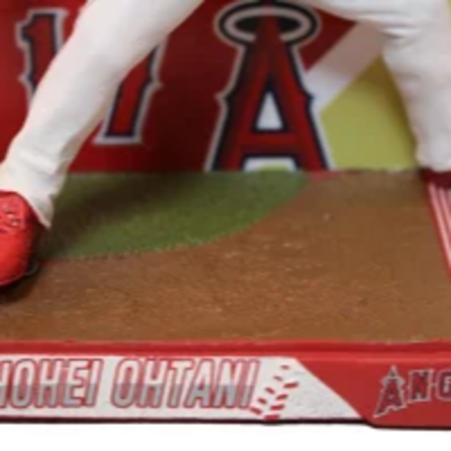 新品 大谷翔平選手　フィギュア "Big Ticket" MLBボブルヘッド スポーツ/アウトドアの野球(記念品/関連グッズ)の商品写真