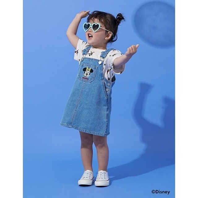 petit main(プティマイン)のプティマイン　ミニー　サロペット キッズ/ベビー/マタニティのキッズ服女の子用(90cm~)(ワンピース)の商品写真