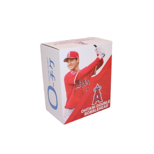 大谷翔平選手　フィギュア　二刀流 BOBBLE HEAD 　希少 MVP スポーツ/アウトドアの野球(記念品/関連グッズ)の商品写真