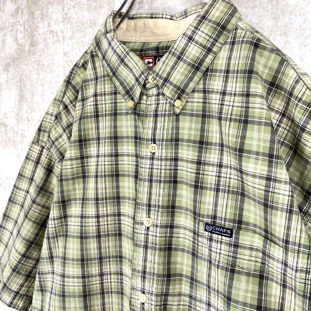 POLO RALPH LAUREN - 90s CHAPS ラルフローレン 半袖シャツ チェック