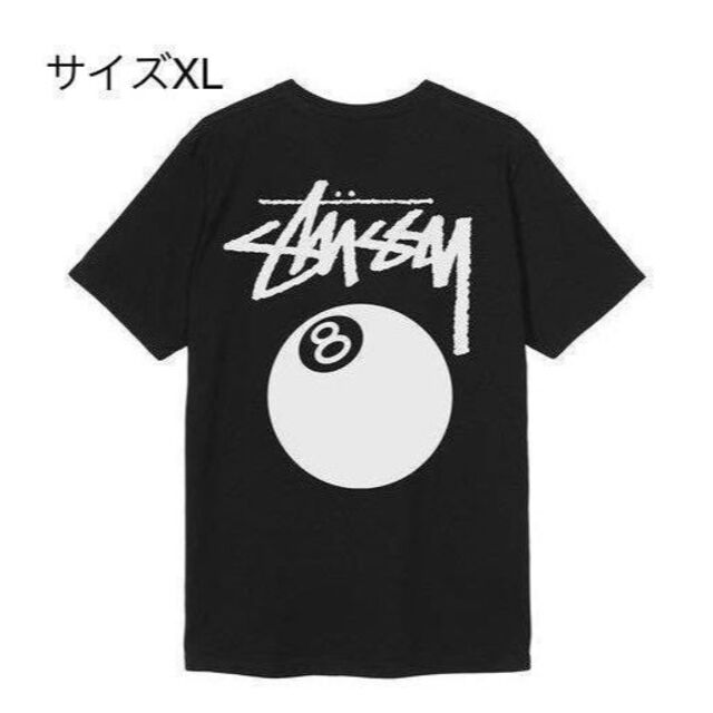 STUSSY - 【新品】stussy Tシャツ サイズXL ブラック 8ボールの通販 by ...