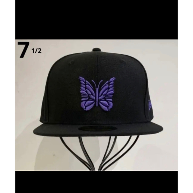 Needles EMB. BB CAP 7 1/2 blackの通販 by こんにちは|ラクマ